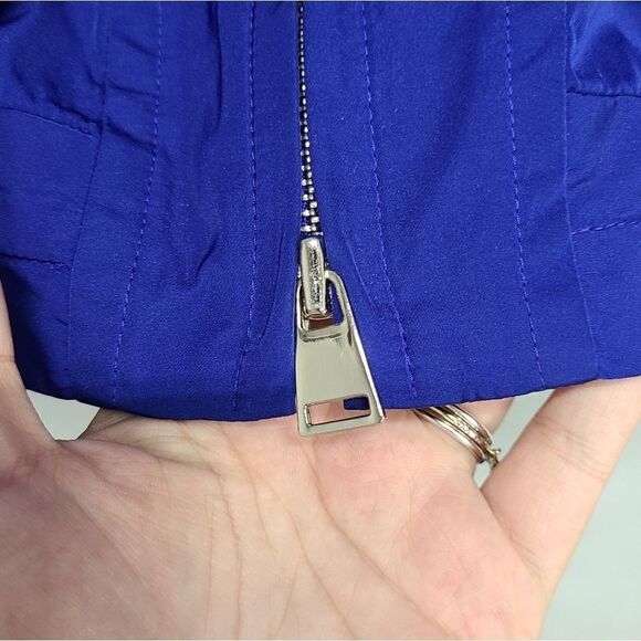 Per Se Women's Navy Blue Zip Up Jacket Size 12 New Without Tags - Picture 4 of 6